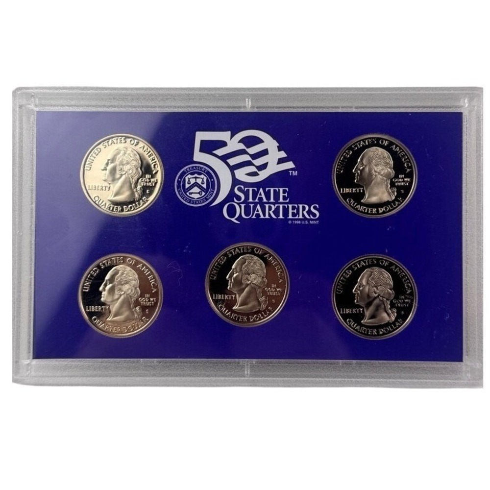 2005 S US Mint State Quarters‎ Proof Set Original Case
